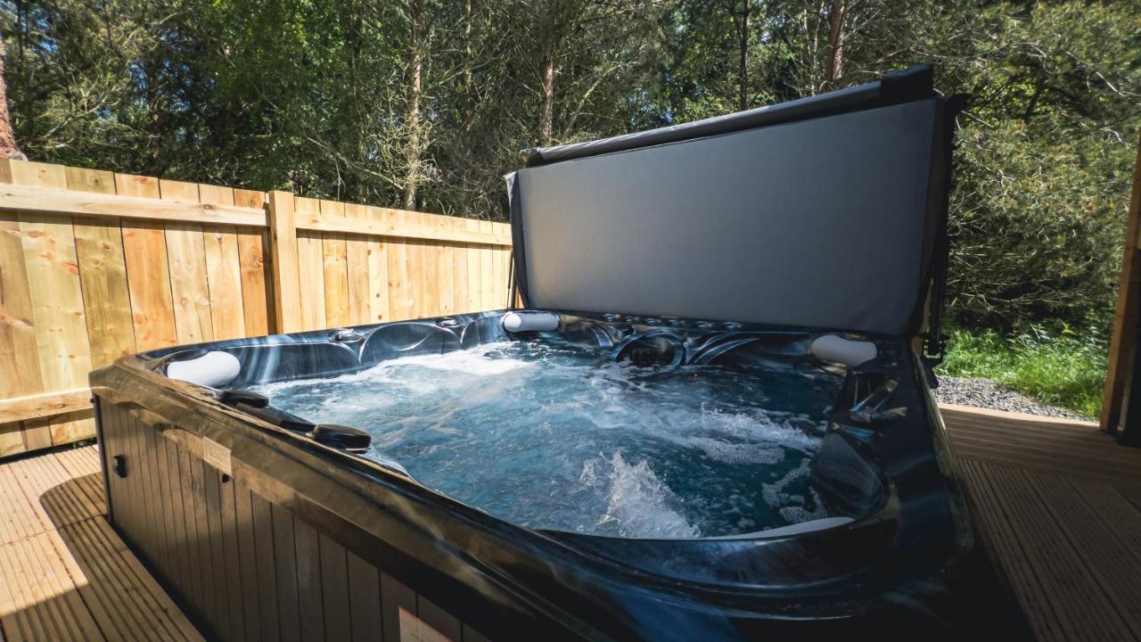 Aspen Lodge, Amazing New Log Cabin With Hot Tub - Sleeps 6 - Felmoor Park モーペス エクステリア 写真